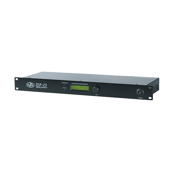 Audio DSP controller 1.0 DAC / ADC 48 kHz / 24 bit, rack height: 1U